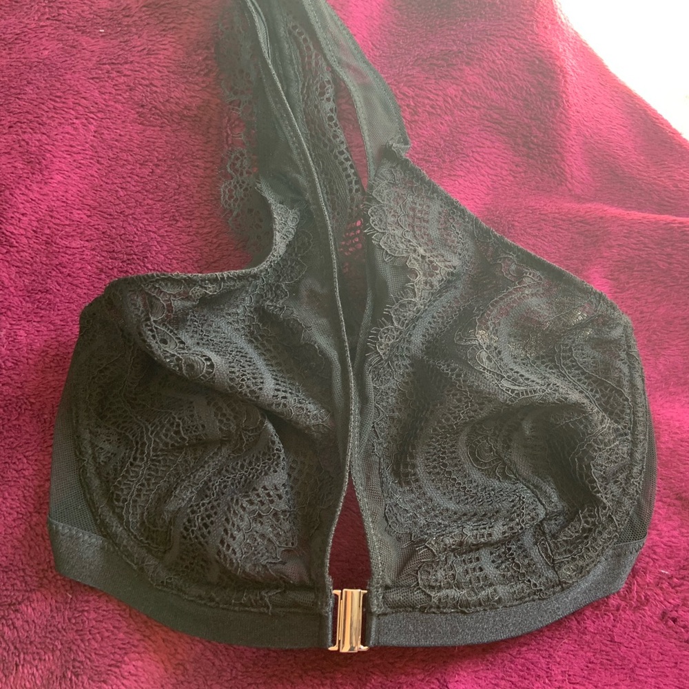 Free people black lace bralette